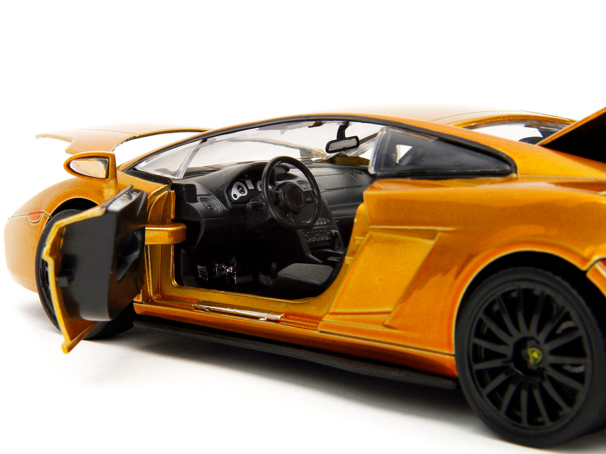 Lamborghini Gallardo Gold Metallic "Fast X" (2023) Movie "Fast & Furious" Series 1/24 Diecast Model Car by Jada - image 3