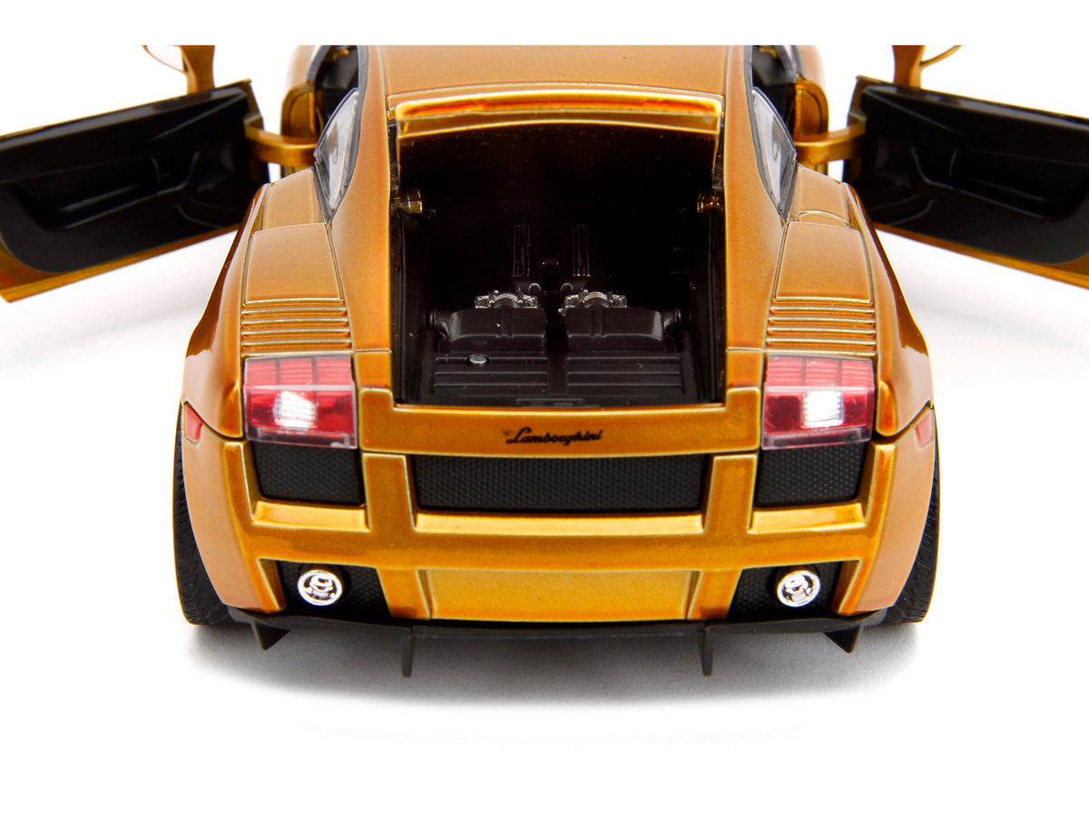Lamborghini Gallardo Gold Metallic "Fast X" (2023) Movie "Fast & Furious" Series 1/24 Diecast Model Car by Jada - image 4