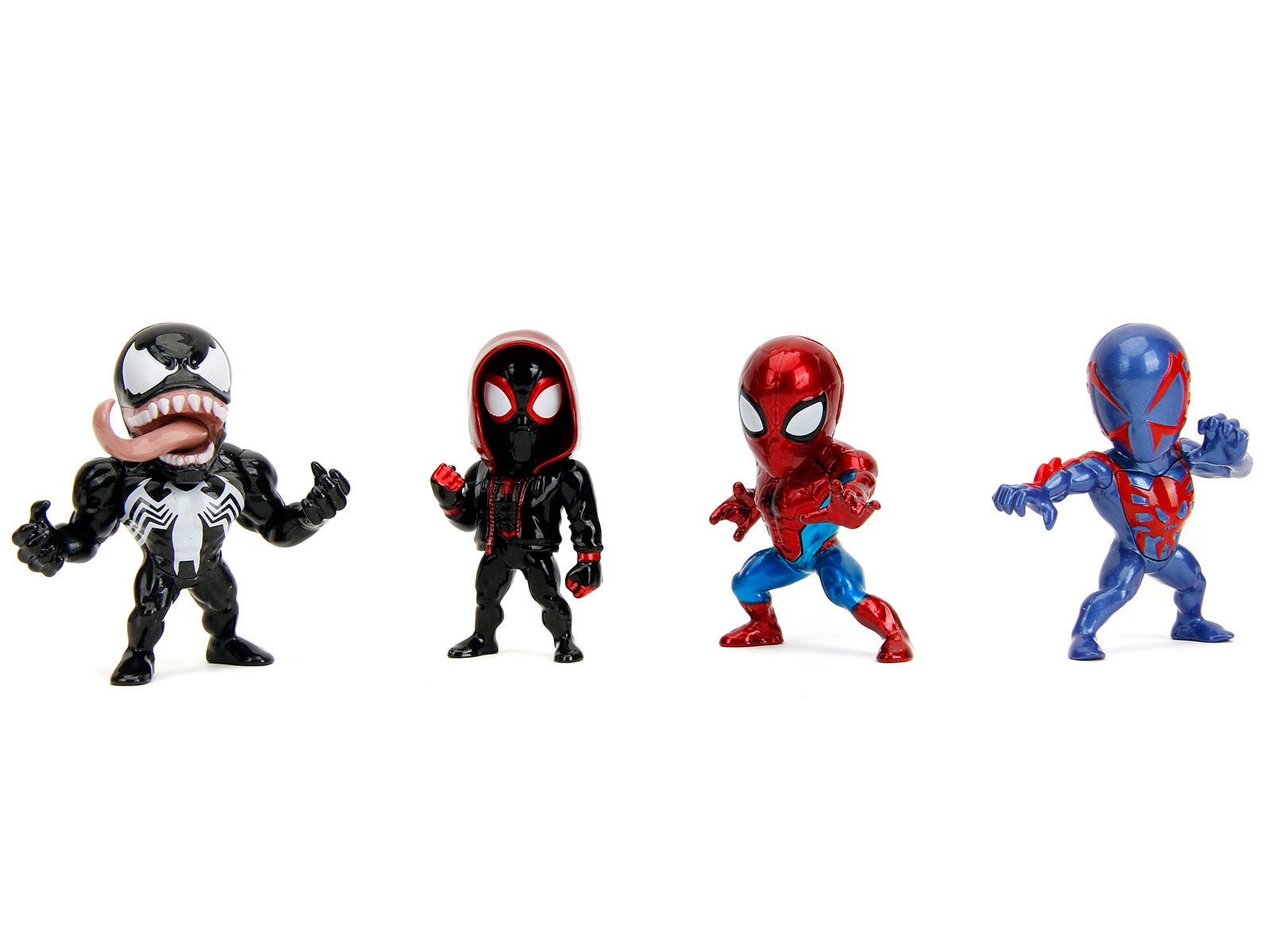 Set of 4 Diecast Figures "Spider-Man" Wave 4 "Metalfigs" Series Diecast Models by Jada - image 2