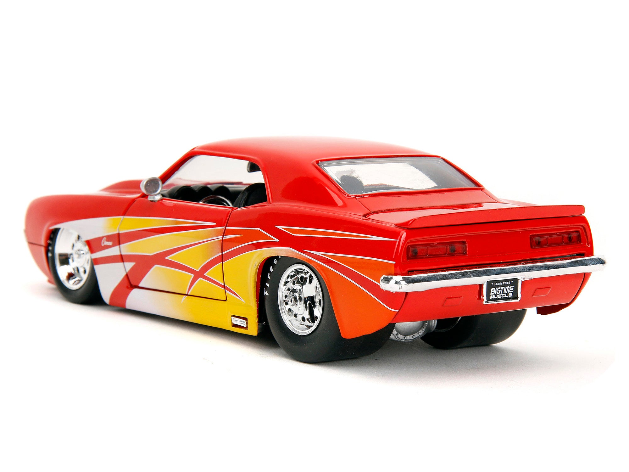 1969 Chevrolet Camaro Red with Graphics "BigTime Muscle" Series 1/24 Diecast Model Car by Jada - image 5