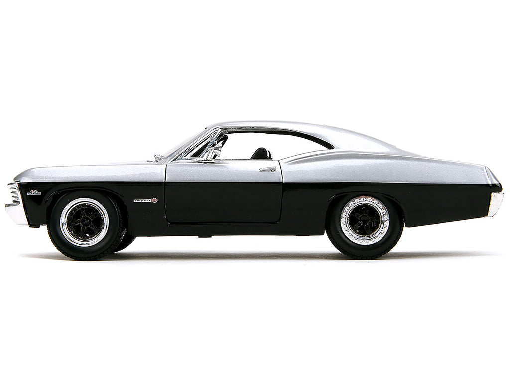 1967 Chevrolet Impala SS Silver Metallic and Black "Bigtime Muscle" Series 1/24 Diecast Model Car by Jada - image 4