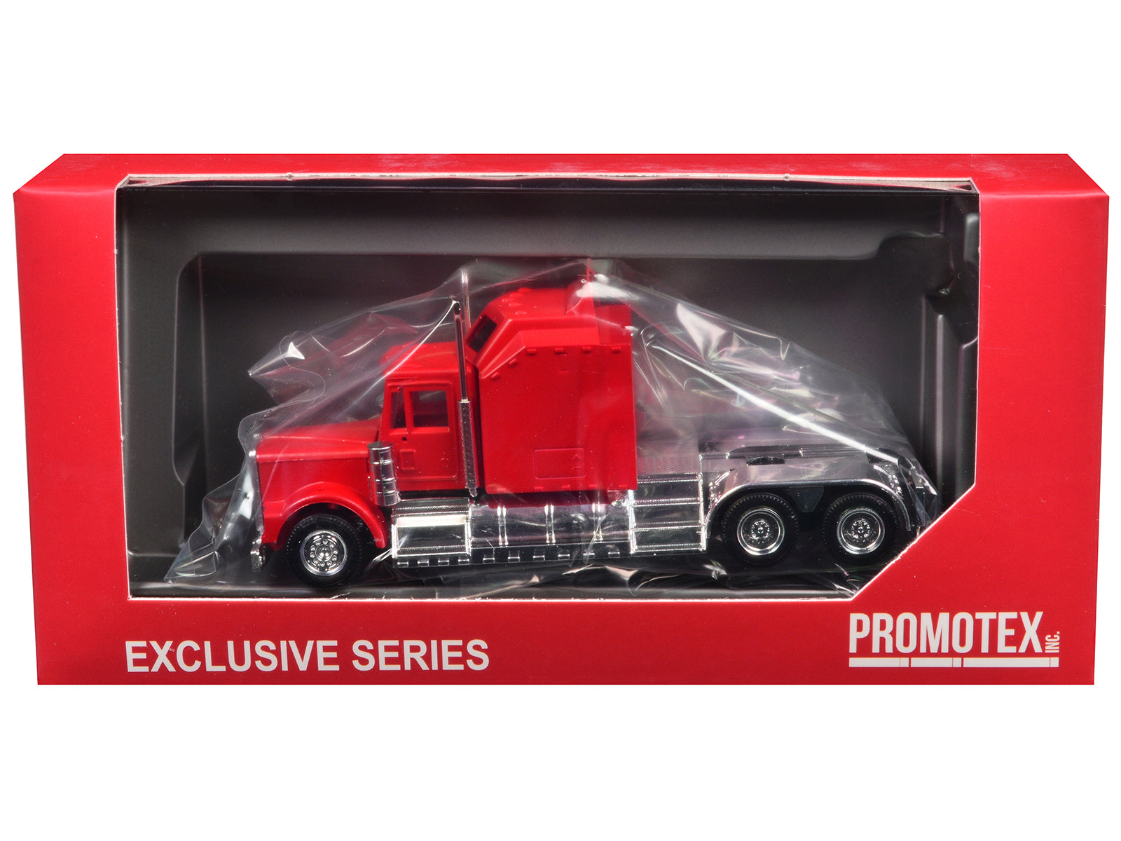 Kenworth W900 with Extra Large Sleeper Red 1/87 (HO) Plastic Model Car by Promotex - image 3