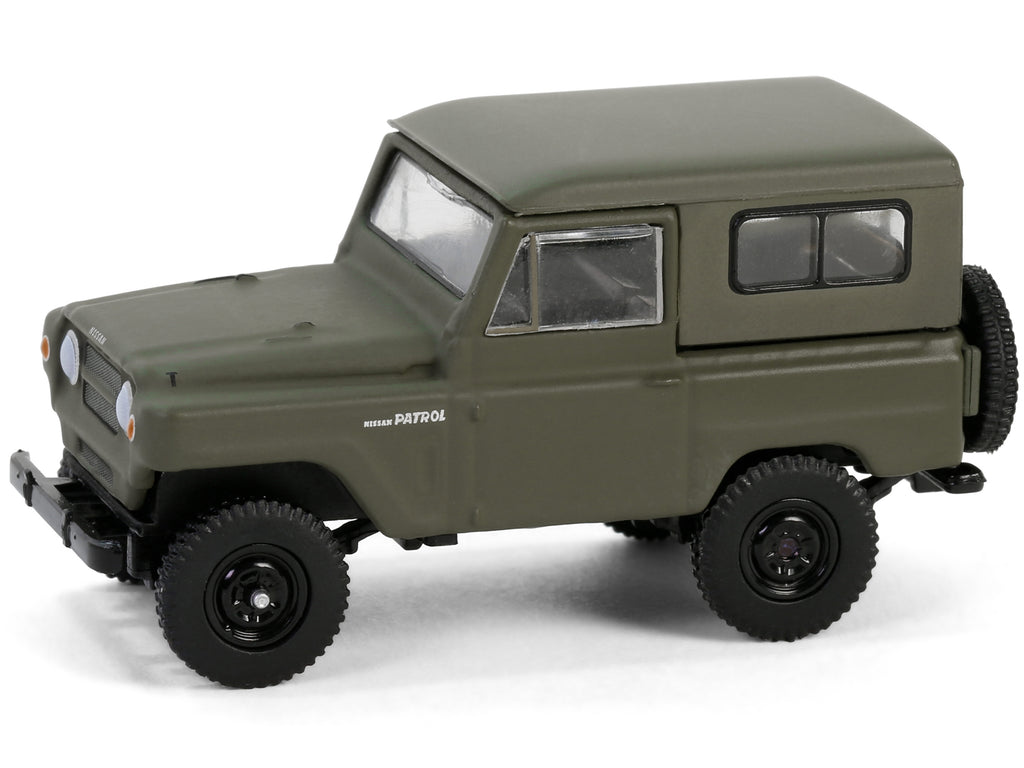 1962 Nissan Patrol Matt Olive Green "All Terrain" Series 16 1/64 Diecast Model Car by Greenlight - image 2