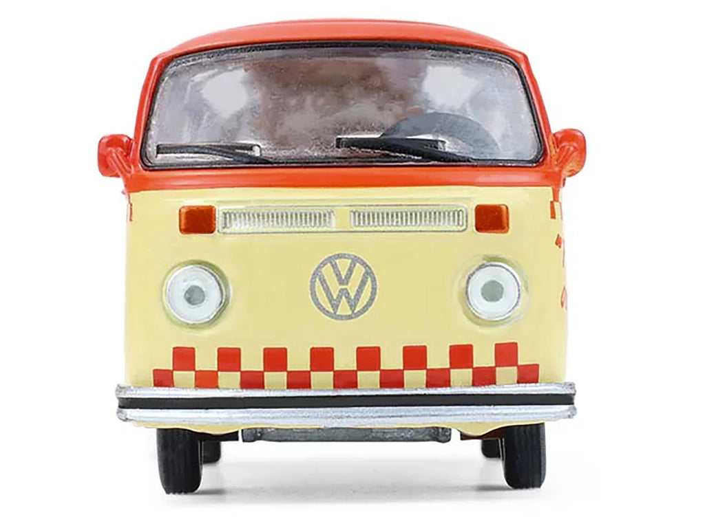 1975 Volkswagen Type 2 Van "Bubbie Burgers Food Truck" Orange and Cream "Blue Collar Collection" Series 14 1/64 Diecast Model Car by Greenlight - image 4