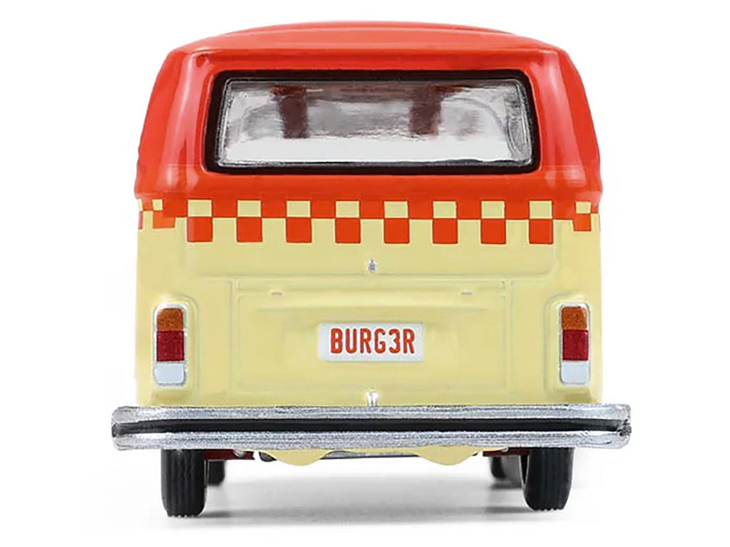 1975 Volkswagen Type 2 Van "Bubbie Burgers Food Truck" Orange and Cream "Blue Collar Collection" Series 14 1/64 Diecast Model Car by Greenlight - image 5