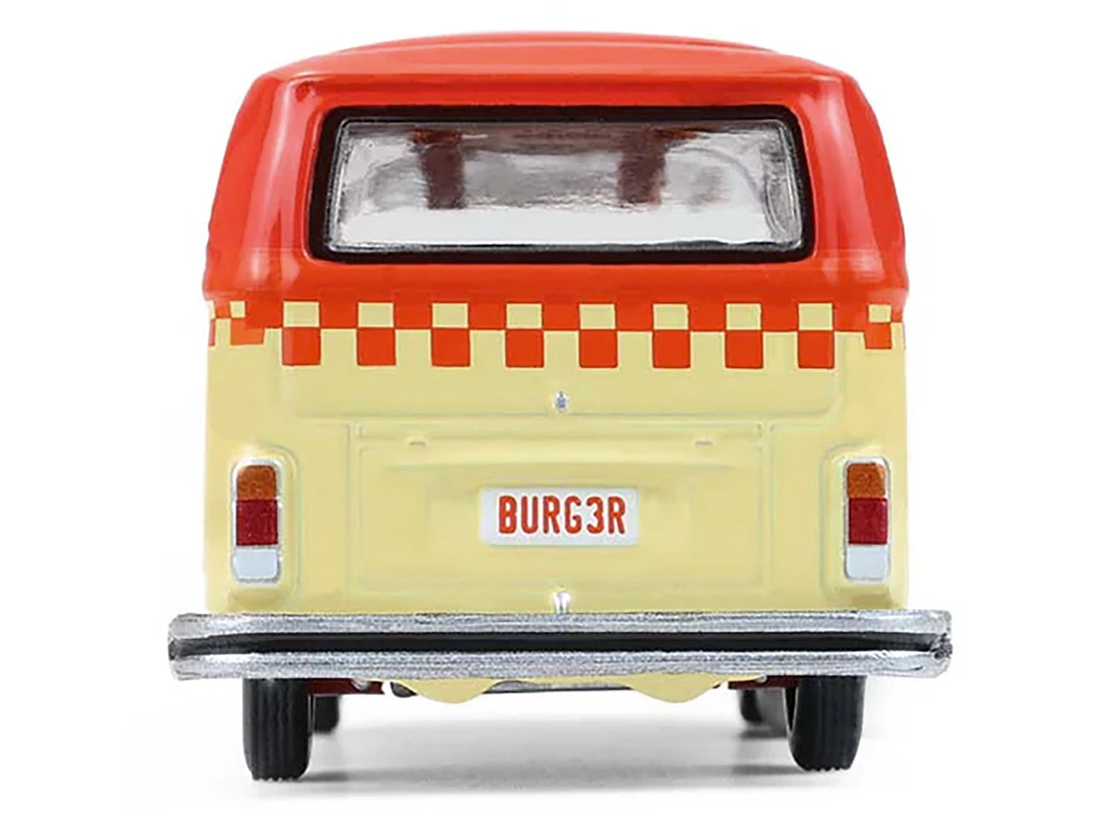 1975 Volkswagen Type 2 Van "Bubbie Burgers Food Truck" Orange and Cream "Blue Collar Collection" Series 14 1/64 Diecast Model Car by Greenlight - image 5