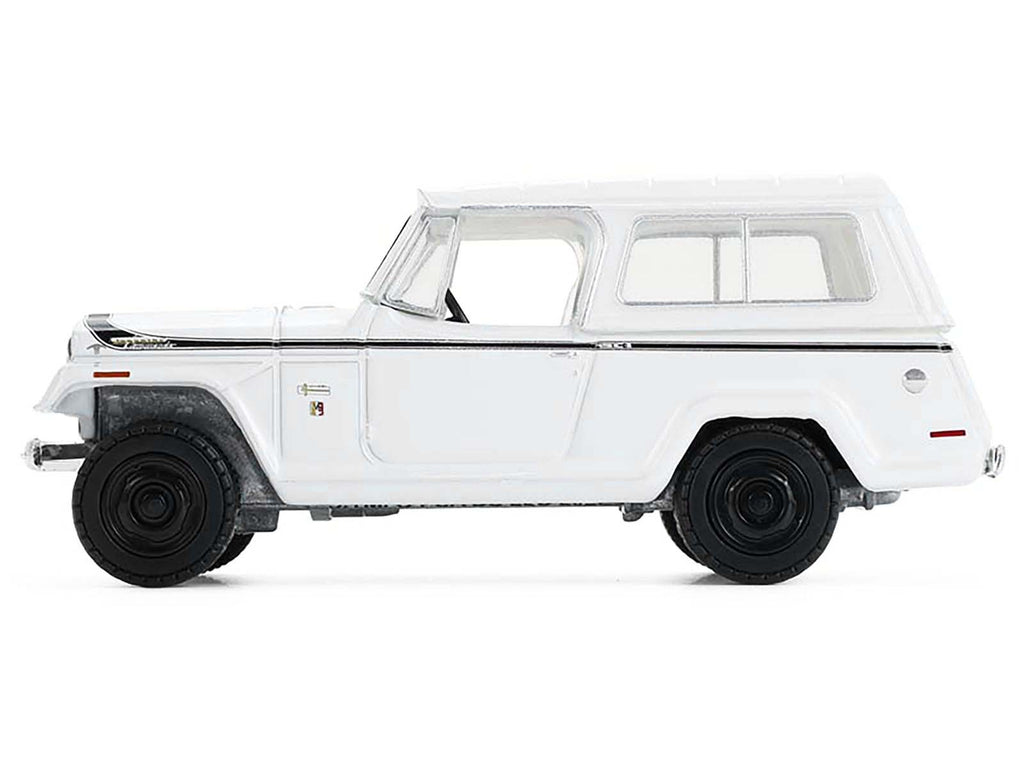 1971 Jeep Jeepster Commando White with Black Stripes "All Terrain" Series 17 1/64 Diecast Model Car by Greenlight - image 3