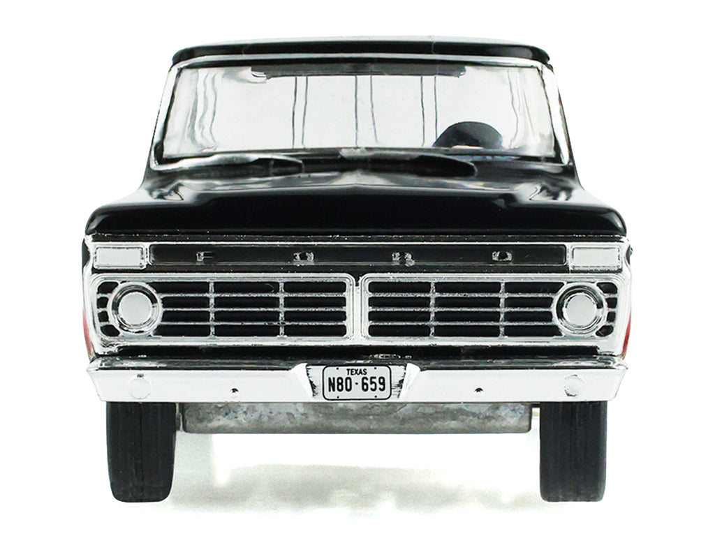 1977 Ford F-100 Pickup Truck with Bed Cover Black with Stripes "Blue Collar Collection" Series 15 1/64 Diecast Model Car by Greenlight - image 4