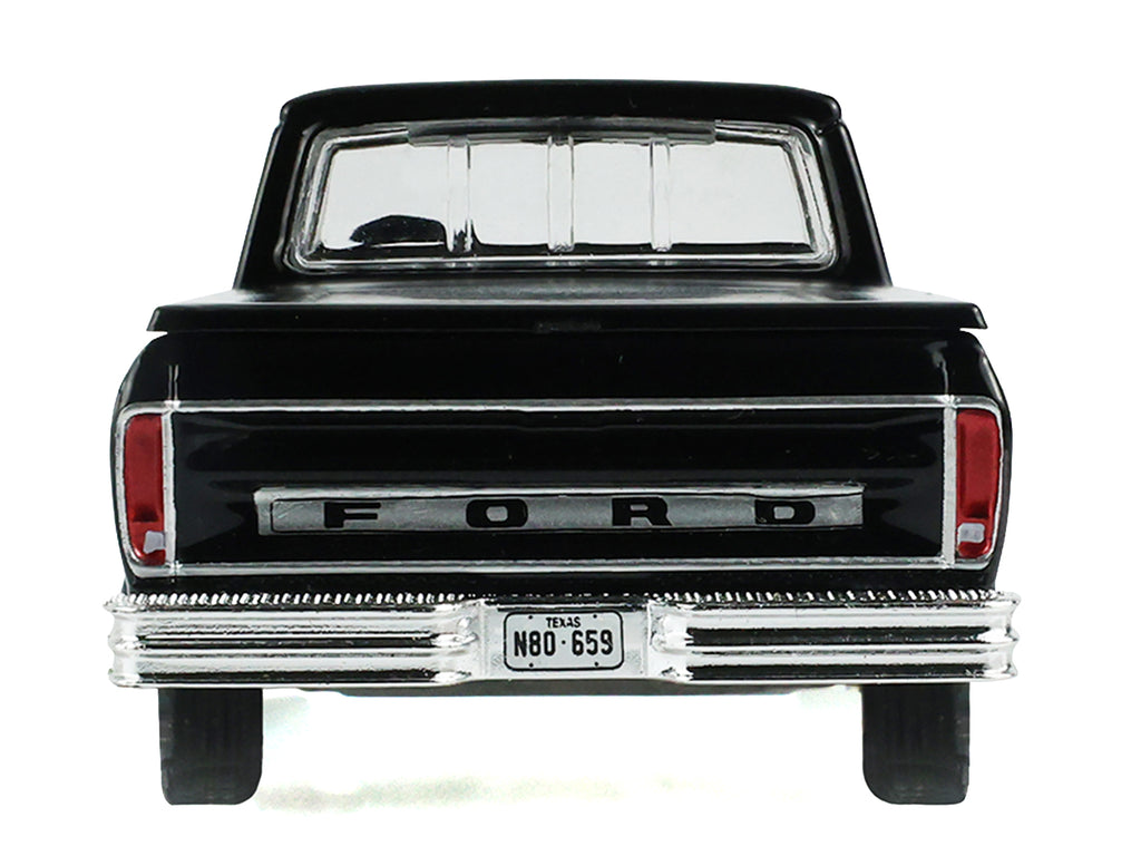 1977 Ford F-100 Pickup Truck with Bed Cover Black with Stripes "Blue Collar Collection" Series 15 1/64 Diecast Model Car by Greenlight - image 5