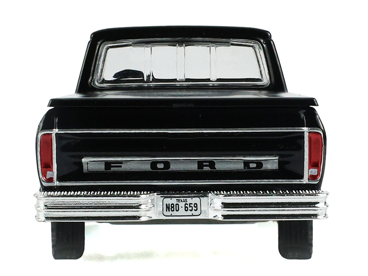 1977 Ford F-100 Pickup Truck with Bed Cover Black with Stripes "Blue Collar Collection" Series 15 1/64 Diecast Model Car by Greenlight - image 5
