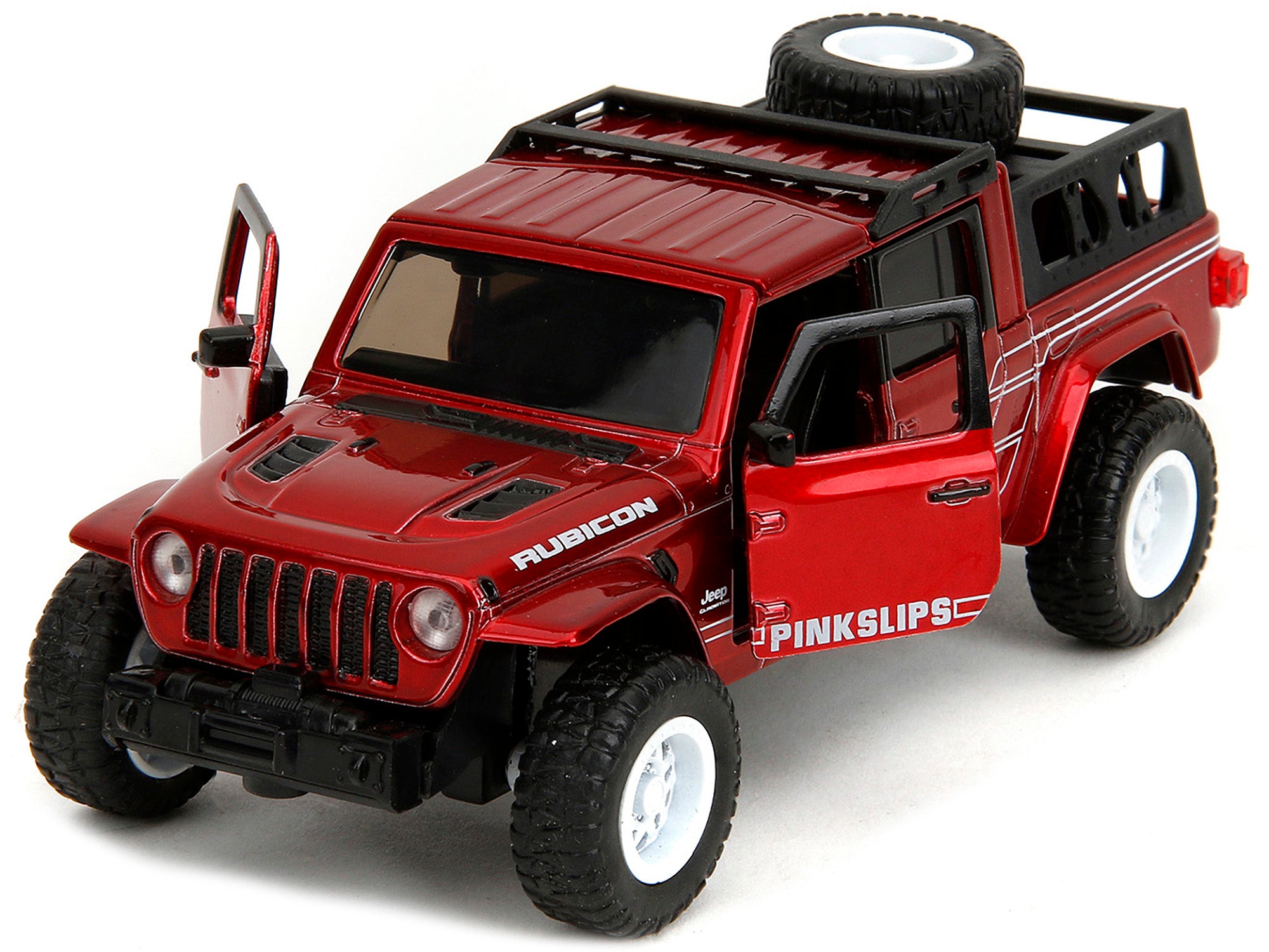 2020 Jeep Gladiator Pickup Truck Candy Red "Pink Slips" Series 1/32 Diecast Model Car by Jada - image 3