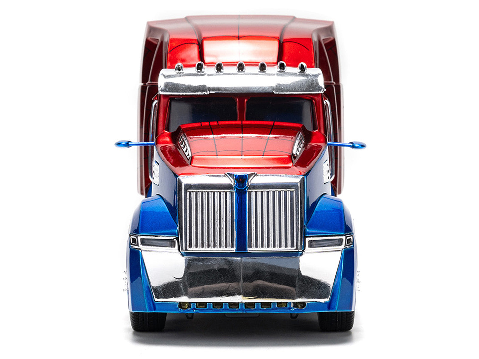 Western Star 57X Truck Tractor "Spider-Man" Blue and Red Metallic "Hollywood Rides" Series 1/24 Diecast Model by Jada - image 5