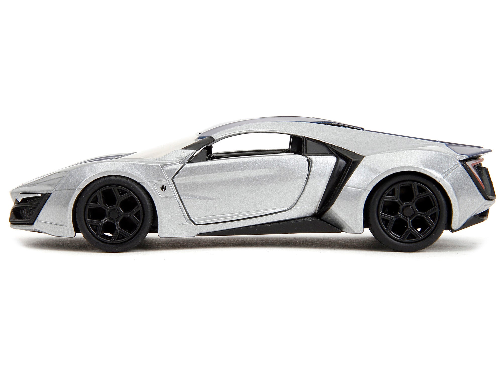 Lykan Hypersport Silver Metallic and Purple "Pink Slips" Series 1/32 Diecast Model Car by Jada - image 3