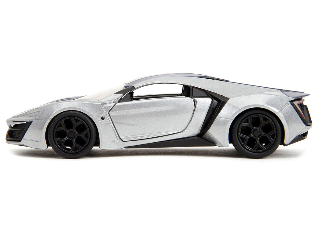 Lykan Hypersport Silver Metallic and Purple "Pink Slips" Series 1/32 Diecast Model Car by Jada - image 3