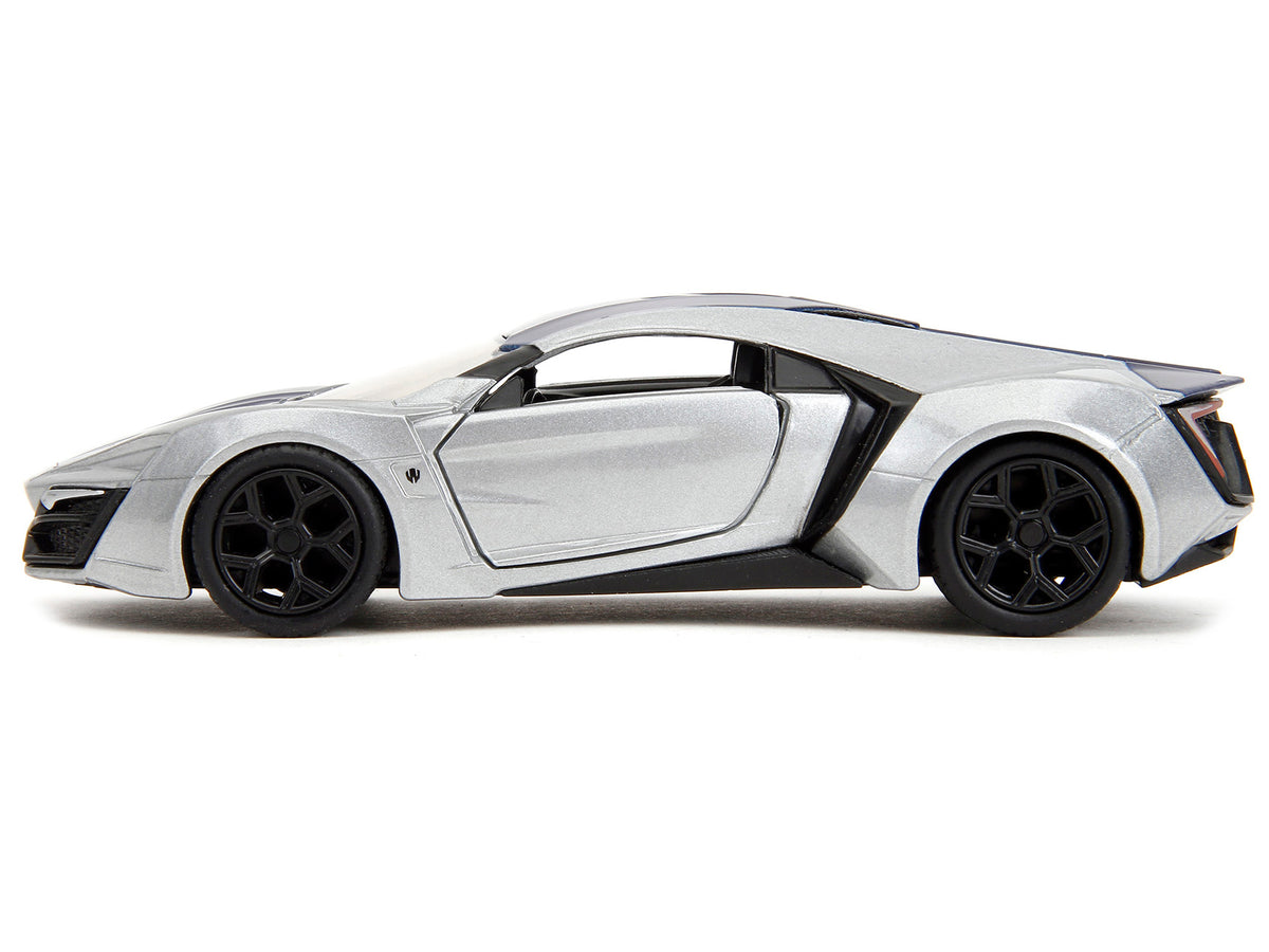 Lykan Hypersport Silver Metallic and Purple "Pink Slips" Series 1/32 Diecast Model Car by Jada - image 3
