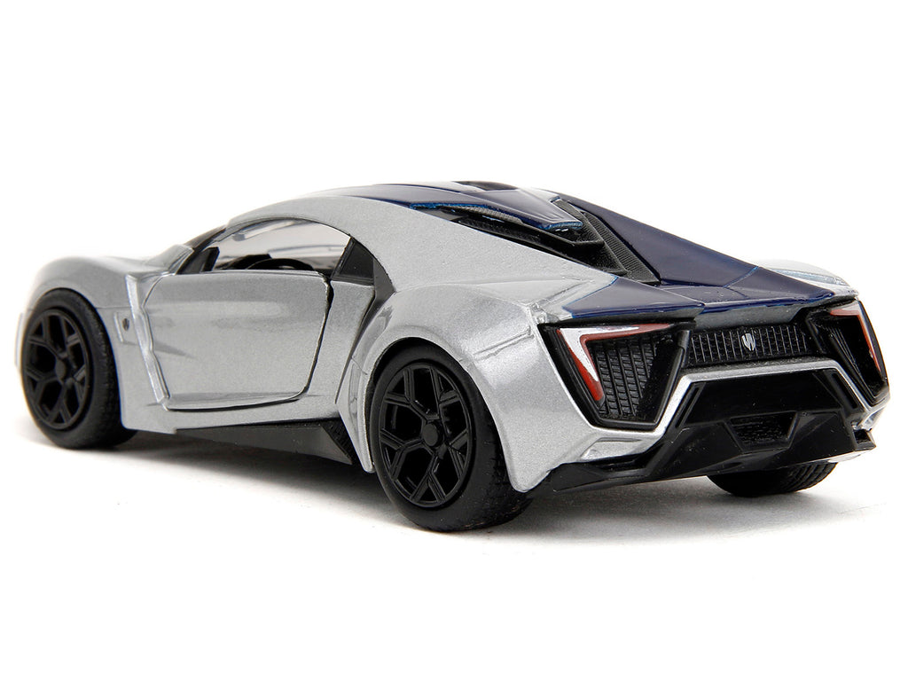 Lykan Hypersport Silver Metallic and Purple "Pink Slips" Series 1/32 Diecast Model Car by Jada - image 5