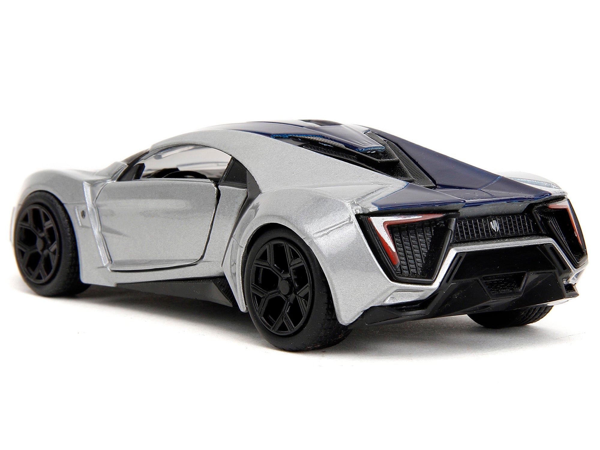 Lykan Hypersport Silver Metallic and Purple "Pink Slips" Series 1/32 Diecast Model Car by Jada - image 5