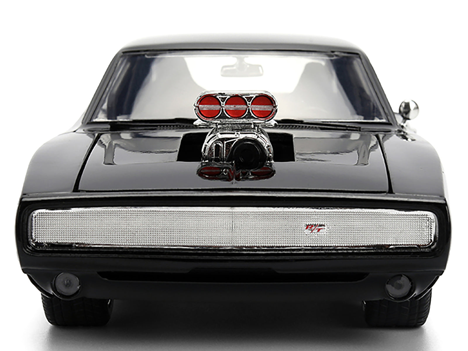 1970 Dodge Charger R/T Black "Furious 7" (2015) Movie "Fast & Furious" Series 1/24 Diecast Model Car by Jada - image 5