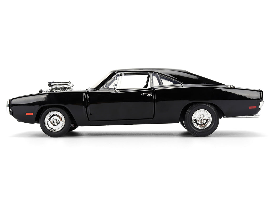 Dom's 1970 Dodge Charger R/T Black "F9" (2021) Movie "Fast & Furious" Series 1/24 Diecast Model Car by Jada - image 3