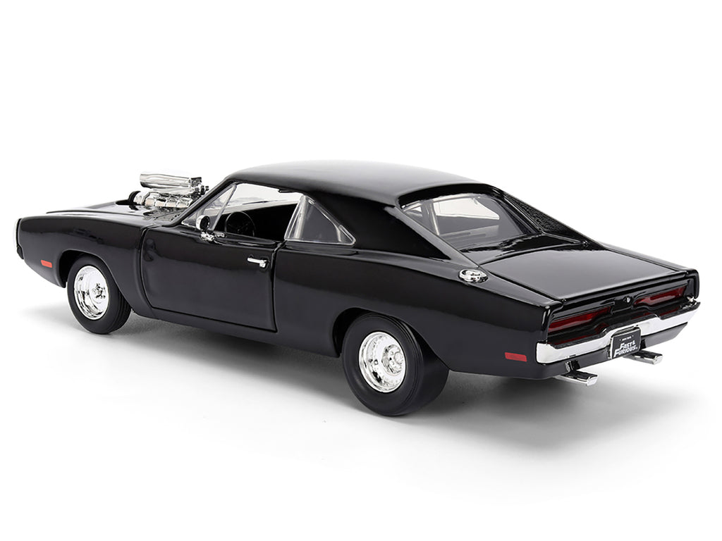 Dom's 1970 Dodge Charger R/T Black "F9" (2021) Movie "Fast & Furious" Series 1/24 Diecast Model Car by Jada - image 4