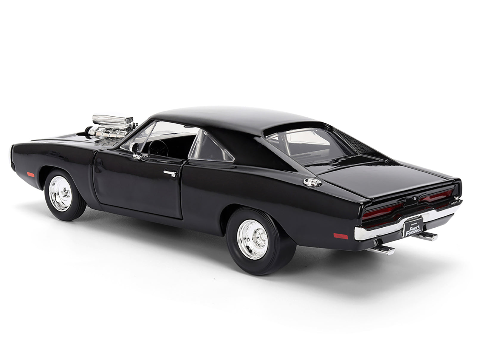 Dom's 1970 Dodge Charger R/T Black "F9" (2021) Movie "Fast & Furious" Series 1/24 Diecast Model Car by Jada - image 4
