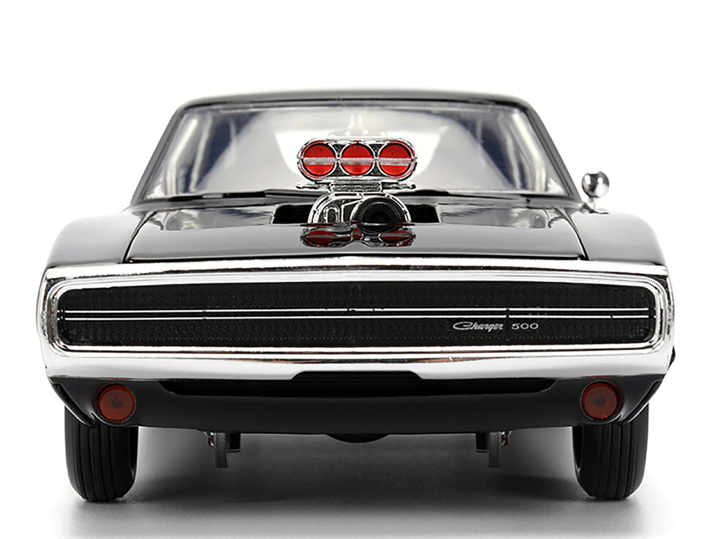 Dom's 1970 Dodge Charger R/T Black "F9" (2021) Movie "Fast & Furious" Series 1/24 Diecast Model Car by Jada - image 5