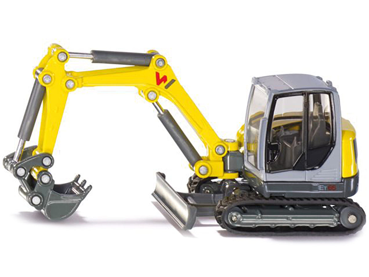 Wacker Neuson ET65 Track Excavator Yellow and Gray 1/50 Diecast Model by Siku - image 2