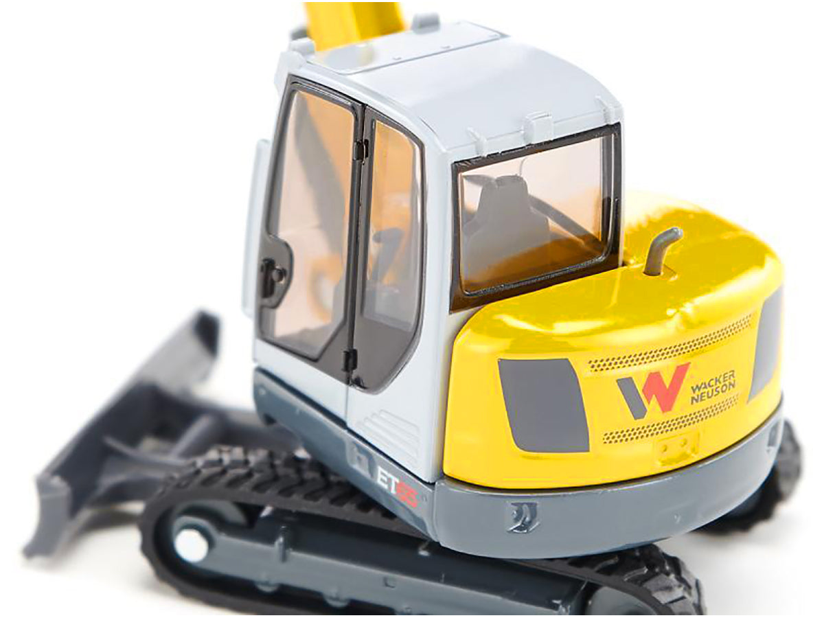 Wacker Neuson ET65 Track Excavator Yellow and Gray 1/50 Diecast Model by Siku - image 5