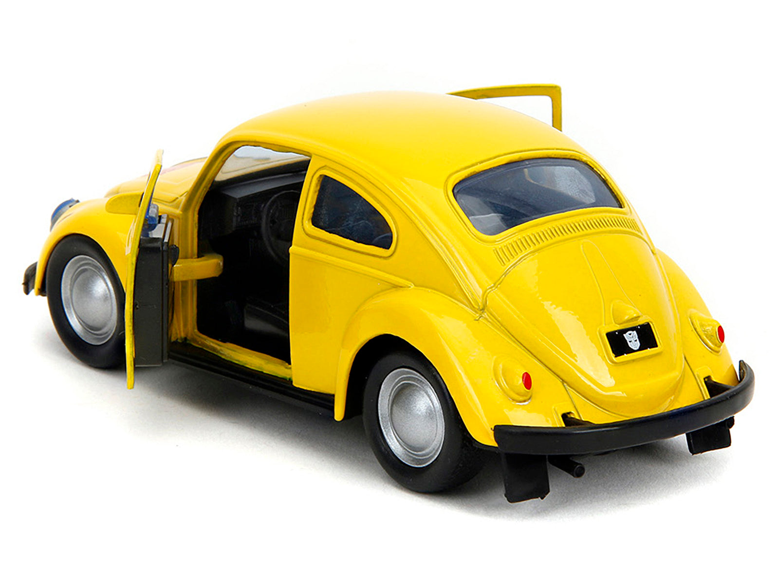 Volkswagen Beetle "Bumblebee" Yellow "Transformers" "Hollywood Rides" Series 1/32 Diecast Model Car by Jada - image 5