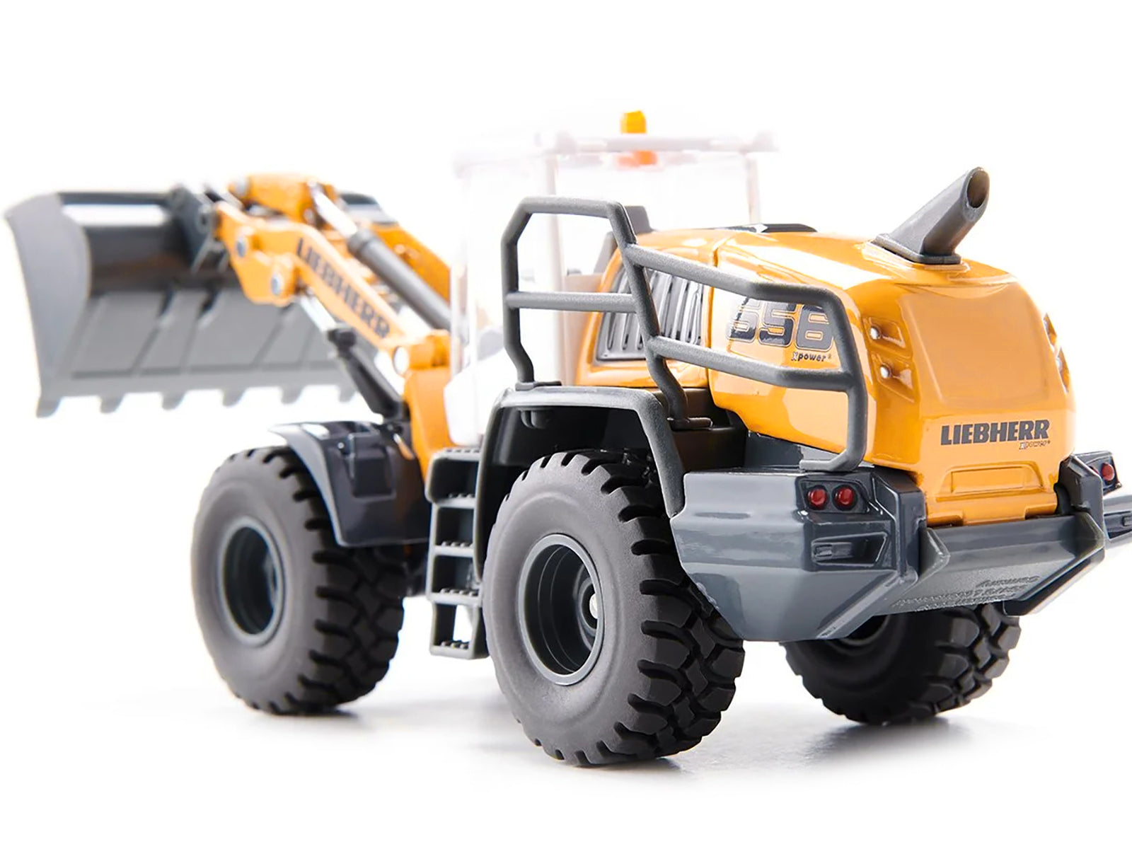 Liebherr L556 Wheel Loader Yellow with White Cabin 1/50 Diecast Model by Siku - image 4