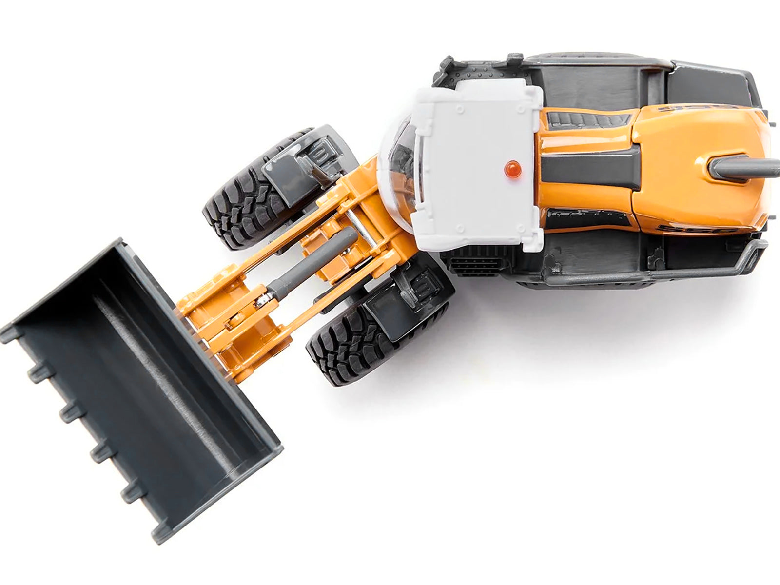 Liebherr L556 Wheel Loader Yellow with White Cabin 1/50 Diecast Model by Siku - image 3