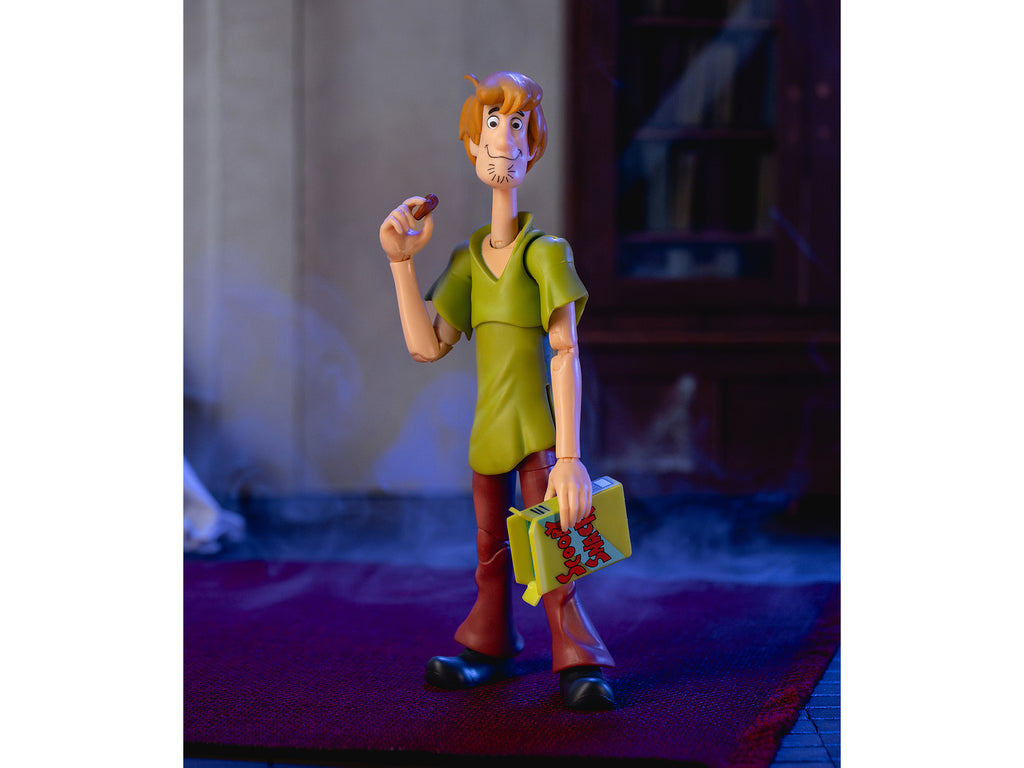 Shaggy Rogers 6.5" Moveable Figure with Accessories and Alternate Head and Hands "Scooby-Doo!" Franchise Model by Jada - image 4