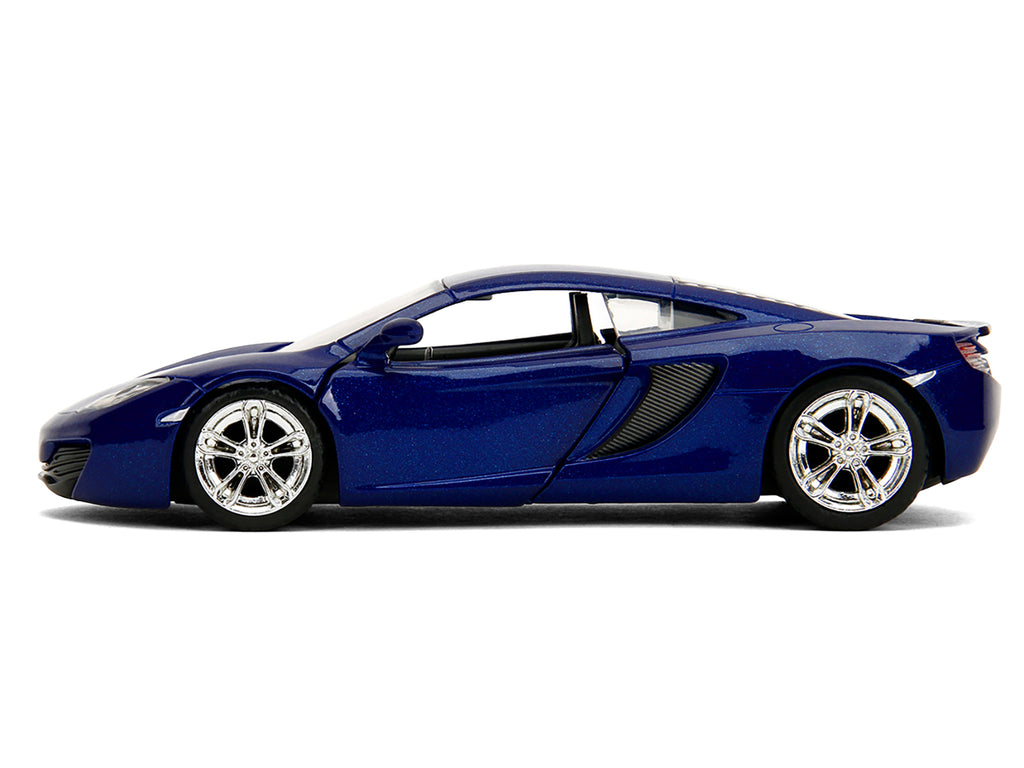 McLaren MP4.12C Blue Metallic "Furious 7" (2015) Movie "Fast & Furious" Series 1/32 Diecast Model Car by Jada - image 3
