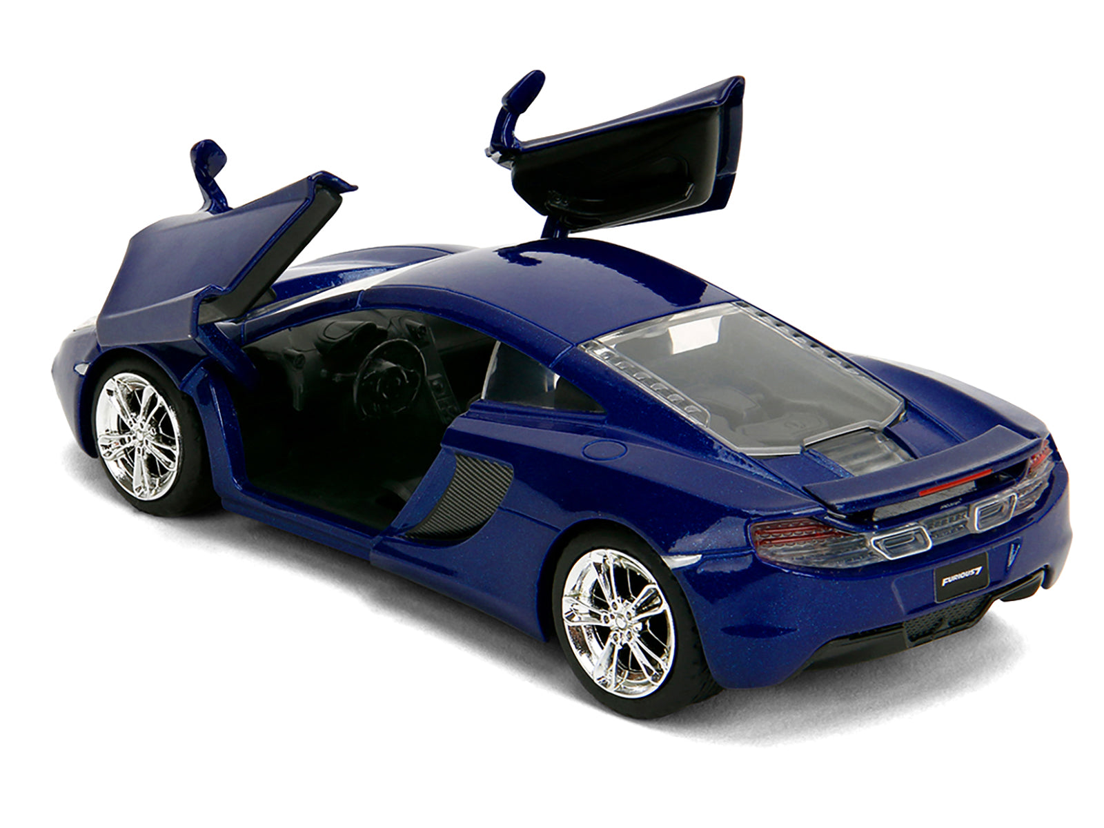 McLaren MP4.12C Blue Metallic "Furious 7" (2015) Movie "Fast & Furious" Series 1/32 Diecast Model Car by Jada - image 4