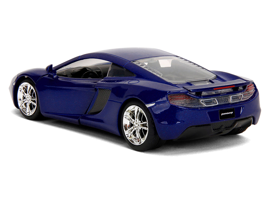 McLaren MP4.12C Blue Metallic "Furious 7" (2015) Movie "Fast & Furious" Series 1/32 Diecast Model Car by Jada - image 5