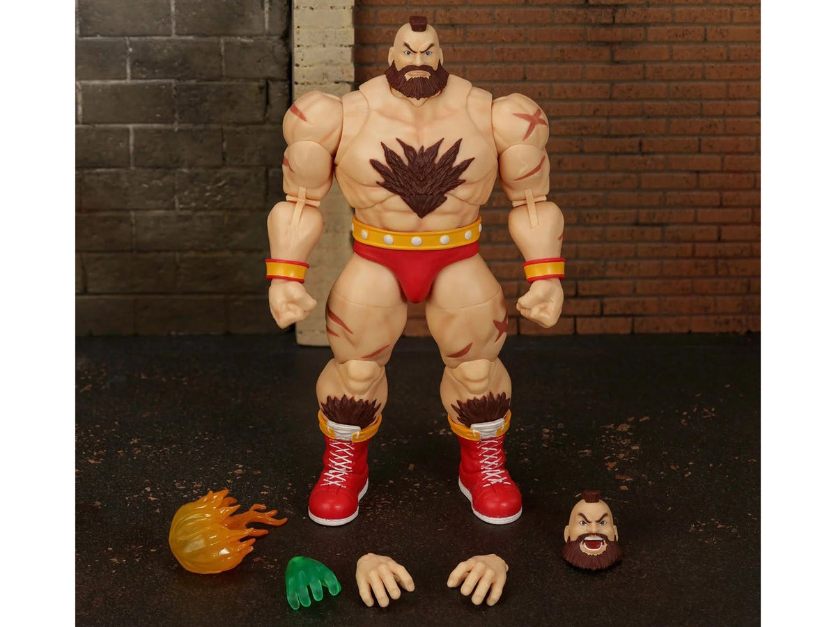 Zangief 7.5" Moveable Figure with Accessories and Alternate Head and Hands "Ultra Street Fighter II: The Final Challengers" (2017) Video Game Model by Jada - image 3