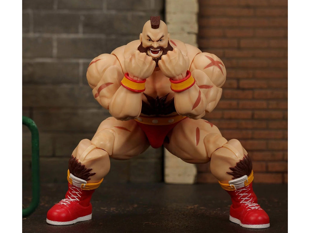 Zangief 7.5" Moveable Figure with Accessories and Alternate Head and Hands "Ultra Street Fighter II: The Final Challengers" (2017) Video Game Model by Jada - image 4