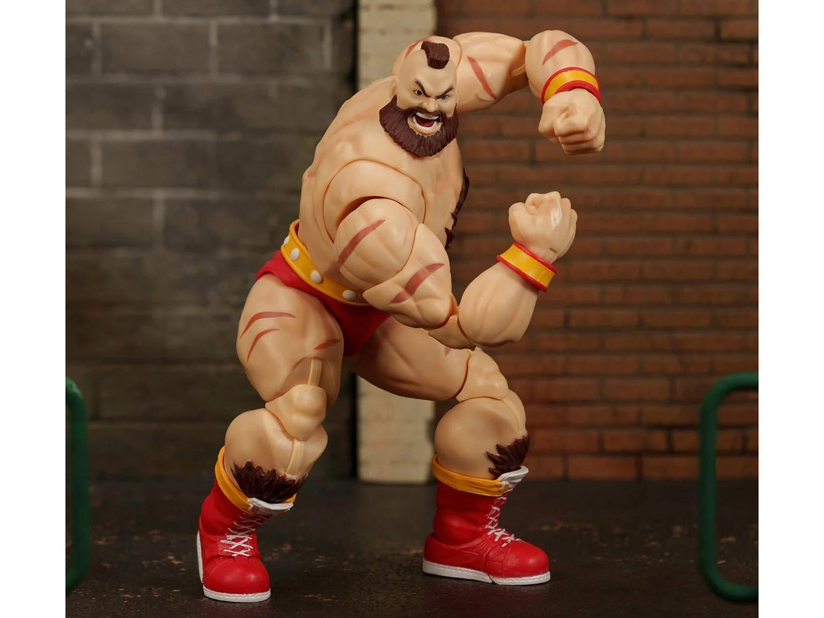 Zangief 7.5" Moveable Figure with Accessories and Alternate Head and Hands "Ultra Street Fighter II: The Final Challengers" (2017) Video Game Model by Jada - image 2
