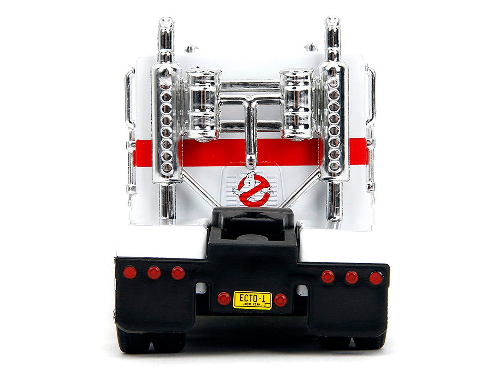 G1 Autobot Optimus Prime Truck White with Robot on Chassis from "Transformers" TV Series - "Ghostbusters" (1984) Movie Crossover "Hollywood Rides" Series Diecast Model by Jada - image 5