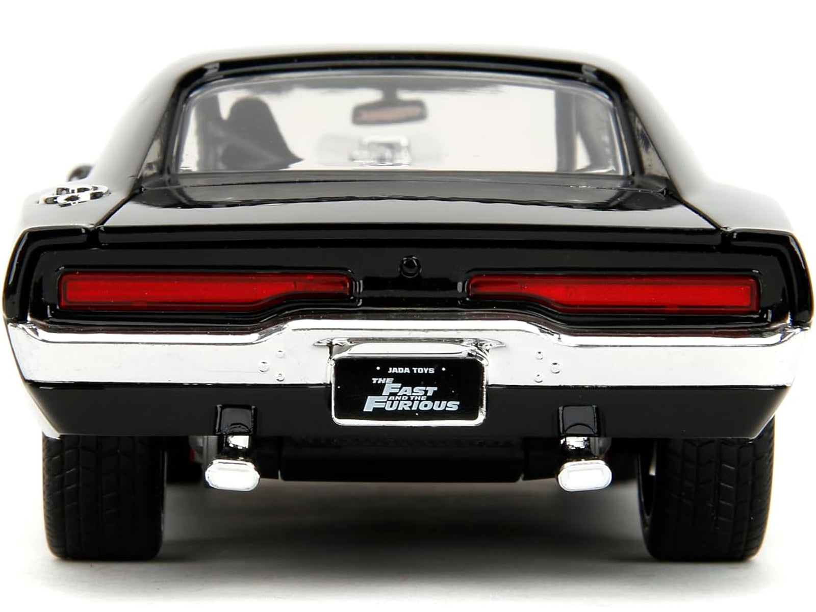 Dodge Charger R/T Black with Dom Diecast Figure "Fast & Furious" (2009) Movie "Hollywood Rides" Series 1/24 Diecast Model Car by Jada - image 6