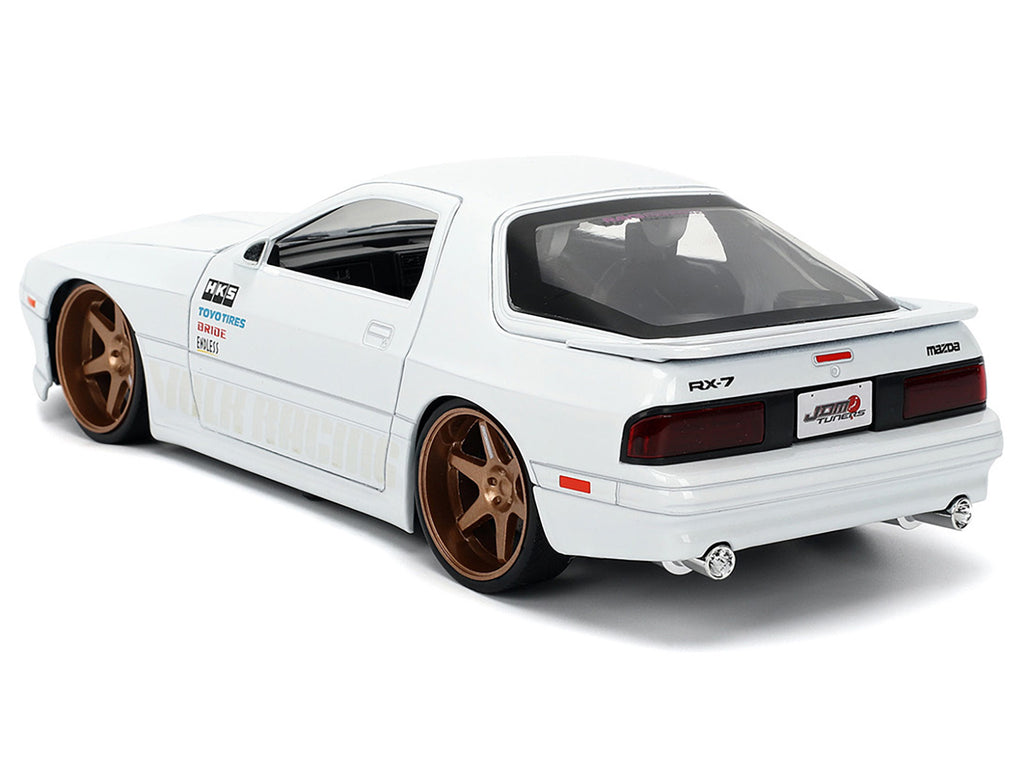 1985 Mazda RX-7 White "JDM Tuners" Series 1/24 Diecast Model Car by Jada - image 5