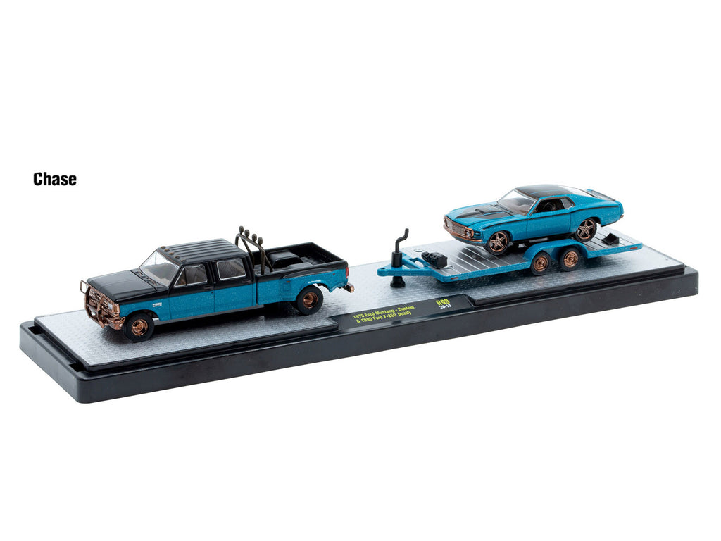 Auto Haulers Set of 3 Trucks Release 99 Limited Edition to 7600 pieces Worldwide 1/64 Diecast Models by M2 Machines - image 2