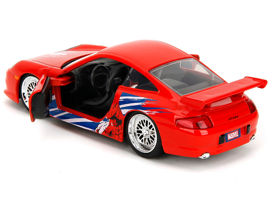 Porsche 911 GT3 RS (996) Red with Graphics "Marvel's Spider-Man" 1/32 Diecast Model Car by Jada - image 4