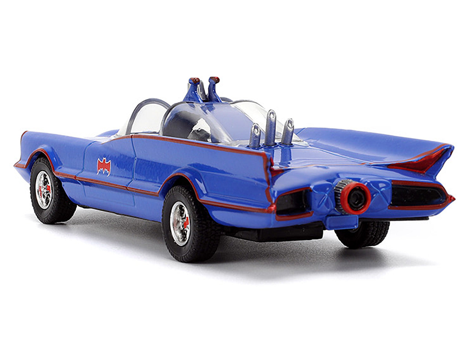 1966 Batmobile Blue "Batman" (1966-1968) Classic TV Series "Hollywood Rides" Series 1/32 Diecast Model Car by Jada - image 3