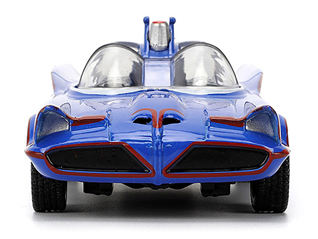 1966 Batmobile Blue "Batman" (1966-1968) Classic TV Series "Hollywood Rides" Series 1/32 Diecast Model Car by Jada - image 5