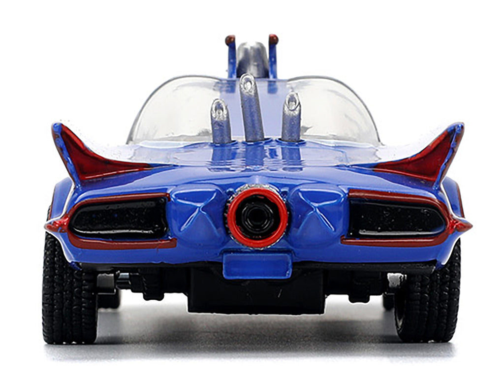 1966 Batmobile Blue "Batman" (1966-1968) Classic TV Series "Hollywood Rides" Series 1/32 Diecast Model Car by Jada - image 4