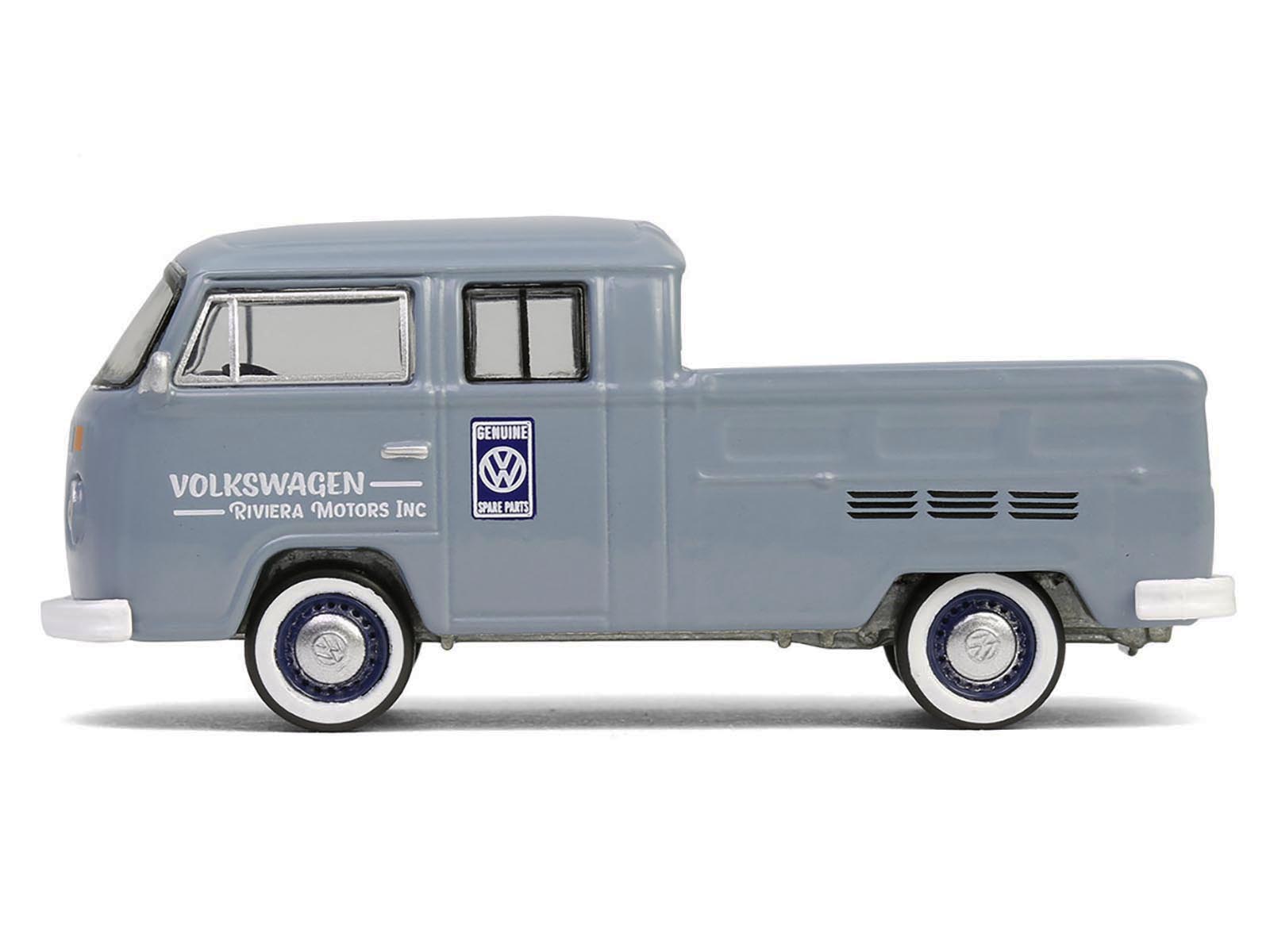 1978 Volkswagen Type 2 Double Cab Pickup Truck "Volkswagen Service" Gray "Club Vee-Dub" Series 20 1/64 Diecast Model Car by Greenlight - image 2