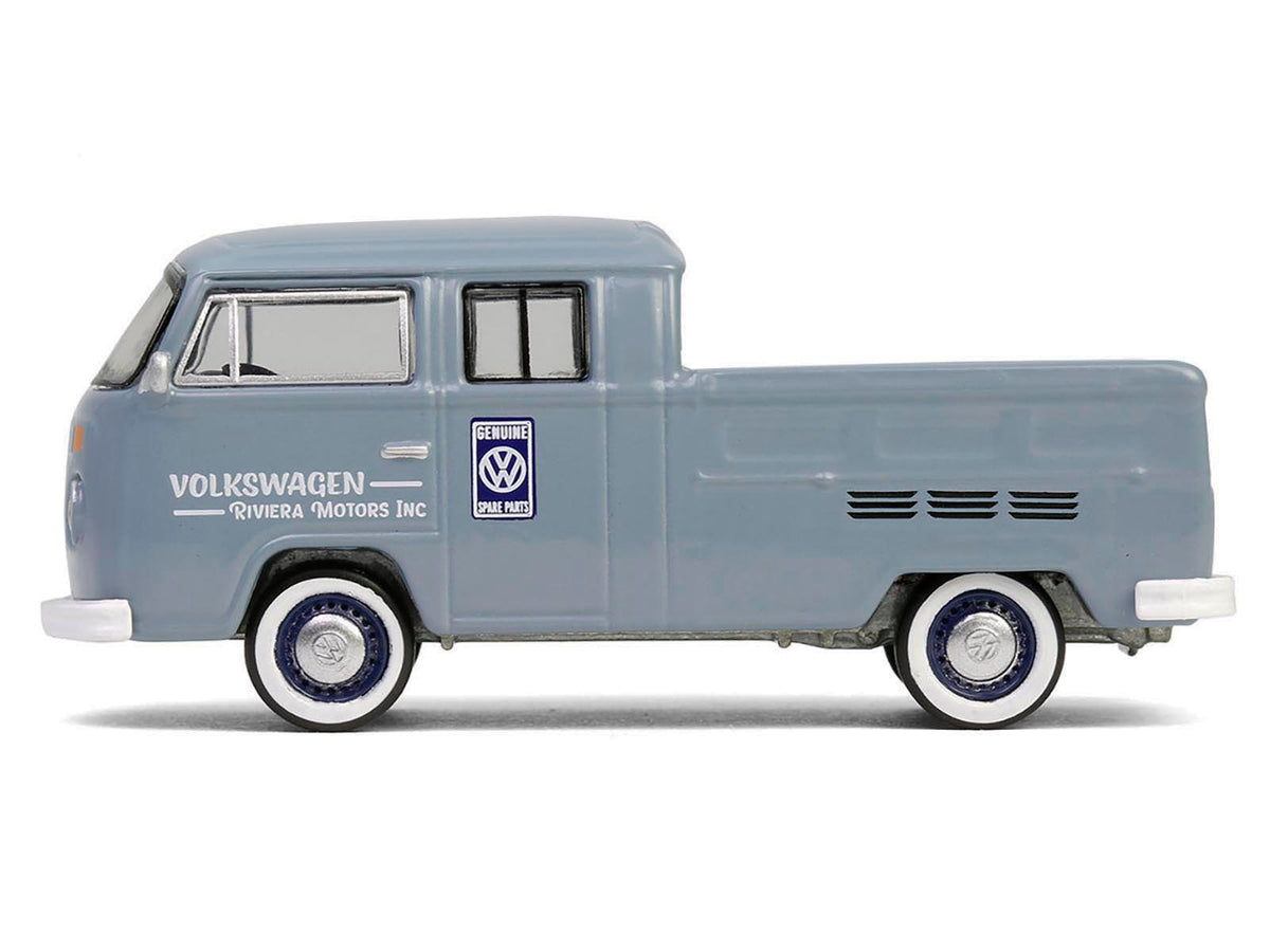 1978 Volkswagen Type 2 Double Cab Pickup Truck "Volkswagen Service" Gray "Club Vee-Dub" Series 20 1/64 Diecast Model Car by Greenlight - image 2