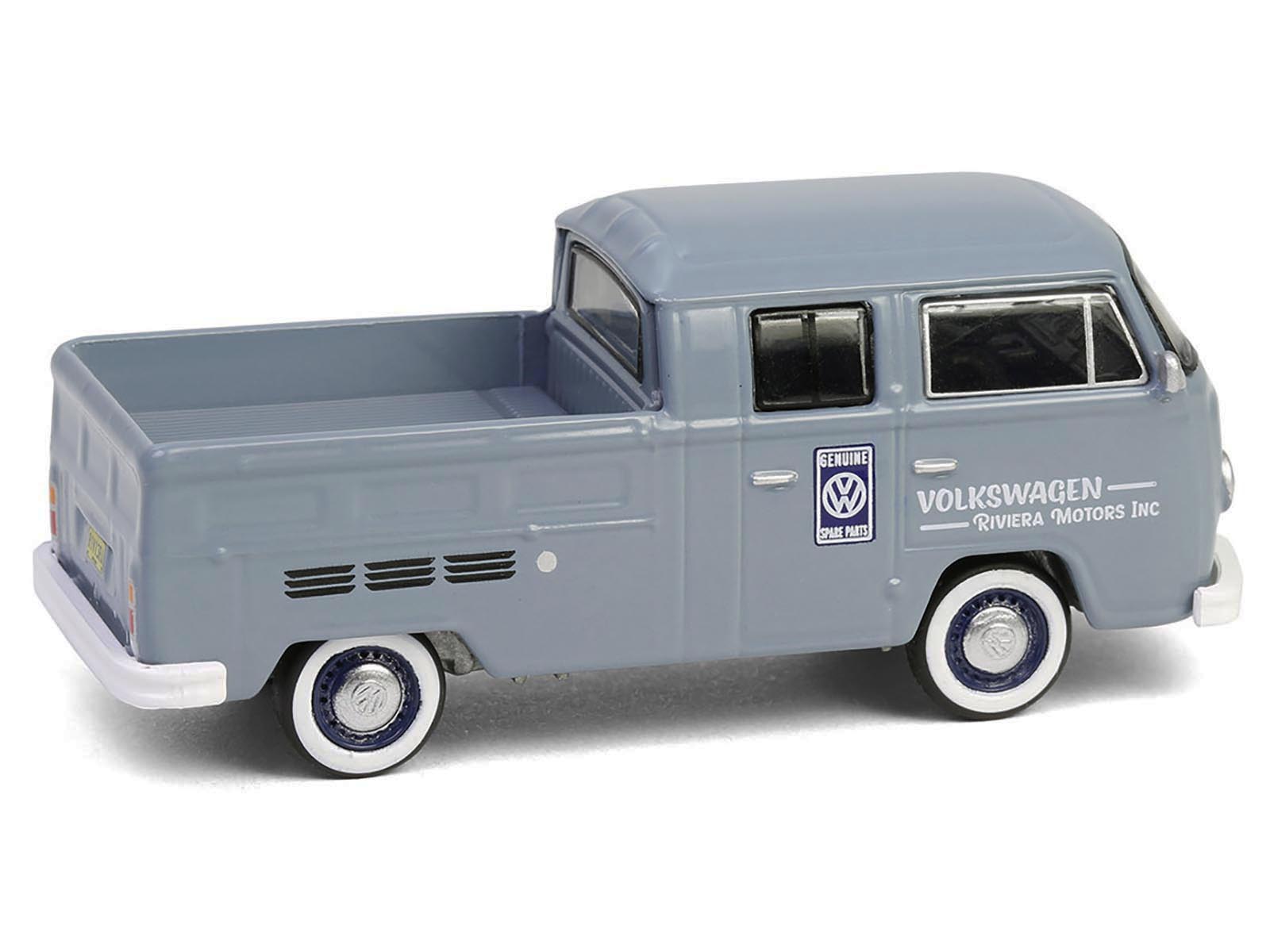1978 Volkswagen Type 2 Double Cab Pickup Truck "Volkswagen Service" Gray "Club Vee-Dub" Series 20 1/64 Diecast Model Car by Greenlight - image 3