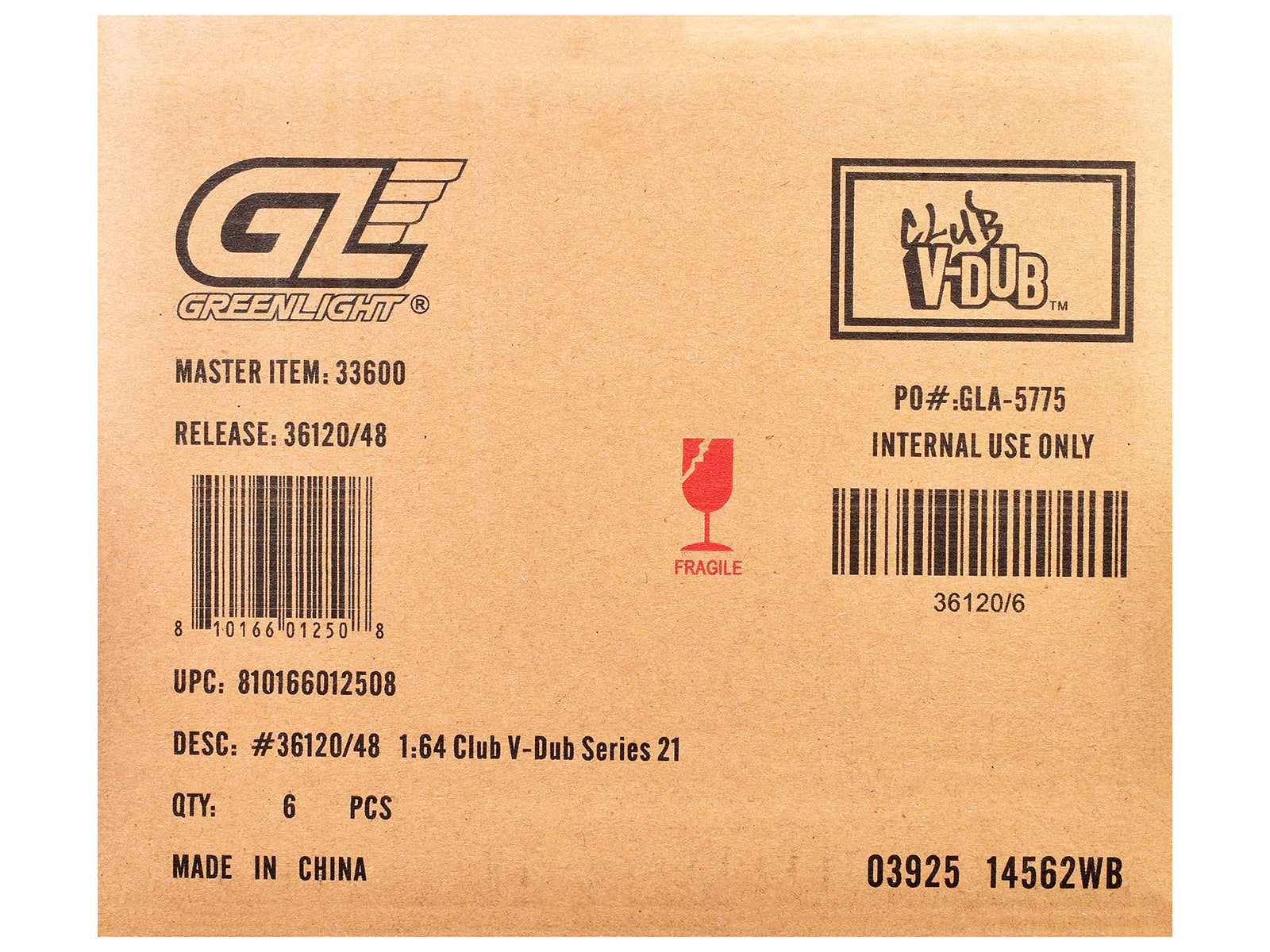 "Club Vee-Dub" Series 21 Set of 6 pieces 1/64 Diecast Model Cars by Greenlight - image 3